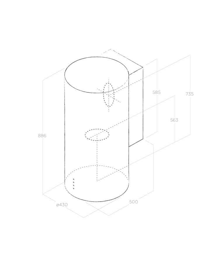 Elica Napa Tube Pro Ehome Hr