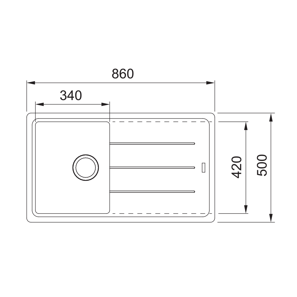 Franke sudoper Boston BFG 611-86 - Slika 2