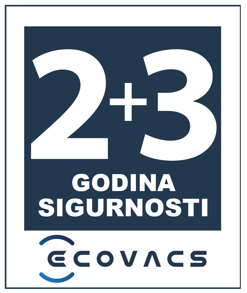 5 god. jamstva ecovacs – uz prijavu