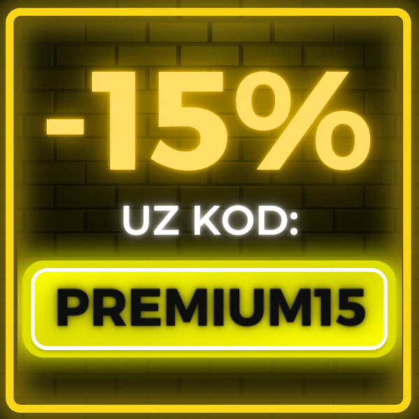 -15% uz kod: PREMIUM15