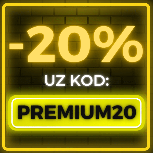 -20% uz kod: PREMIUM20