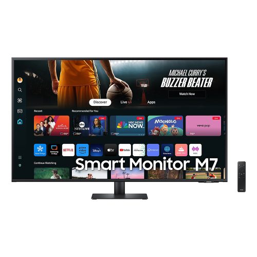 Samsung Monitor 43" Smart M7 LS43DM702UUXDU, VA 4K UHD, 60Hz, 4ms, 2x HDMI, USB-C, WiFi, Bluetooth, Zvučnici
