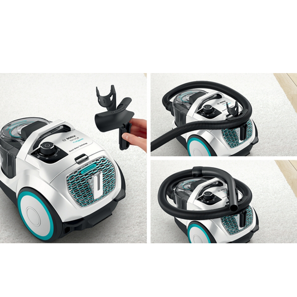 Bosch usisavač bez vrećice BGC21HYG1 Serie 4 ProHygienic, Bijela - Slika 5