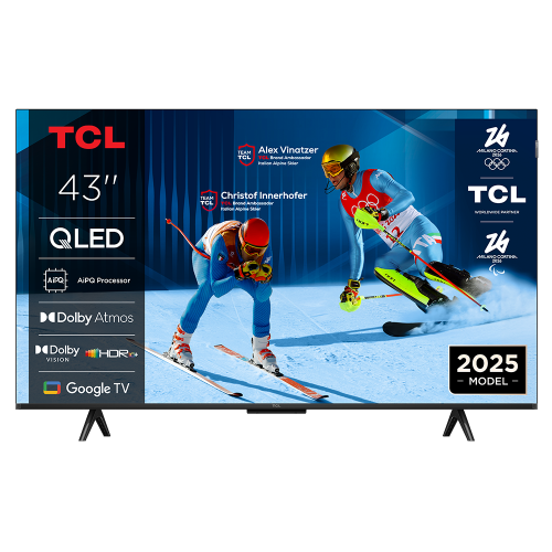 TCL QLED TV 43" 43P7K, Google TV