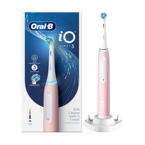 ORAL-B električna četkica za zube iO3 Blush Pink