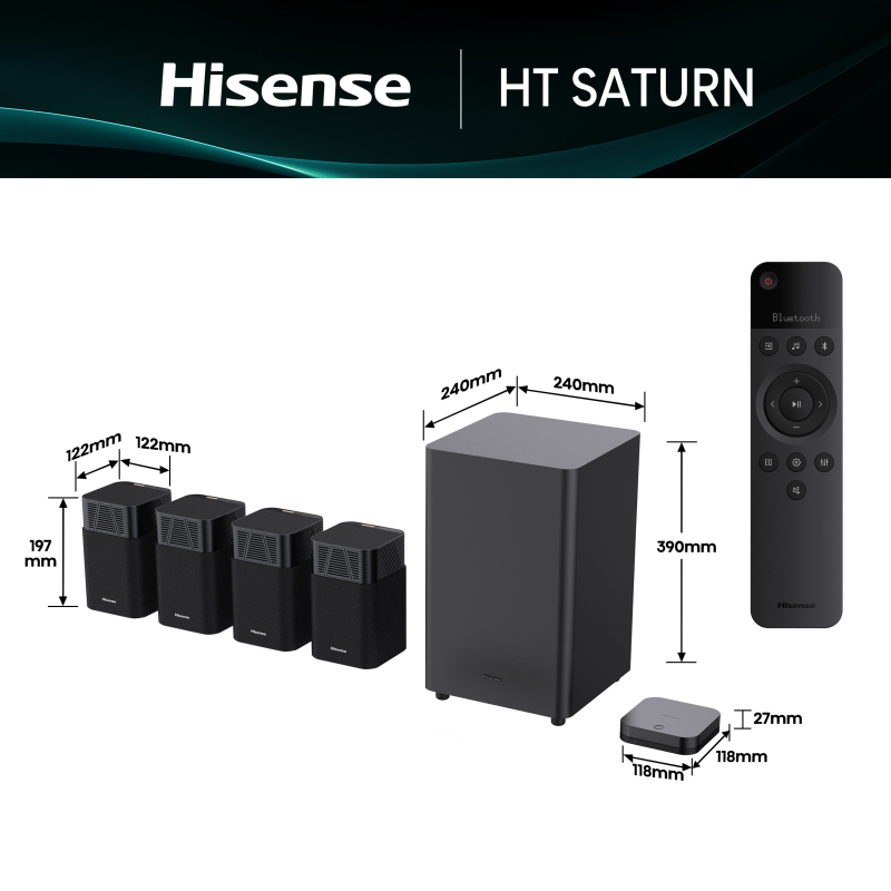 HISENSE soundbar HT SATURN - Slika 3