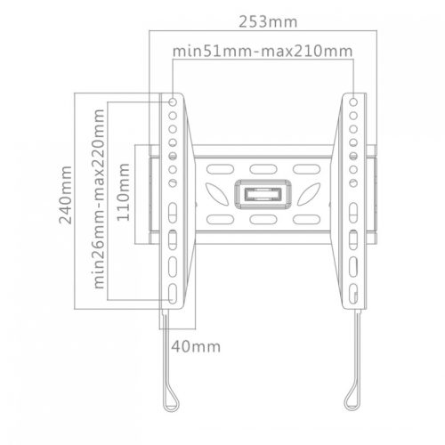 GoGEN TV nosač FIX M2
