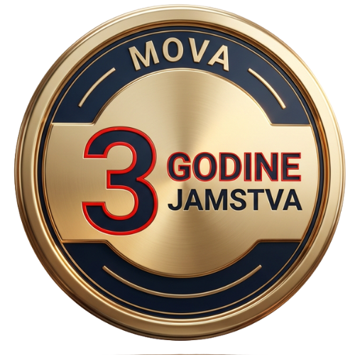 MOVA 3 godine jamstva