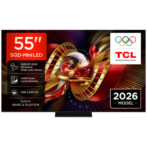 TCL SQD Mini-LED TV 55" 55C8L, Google TV