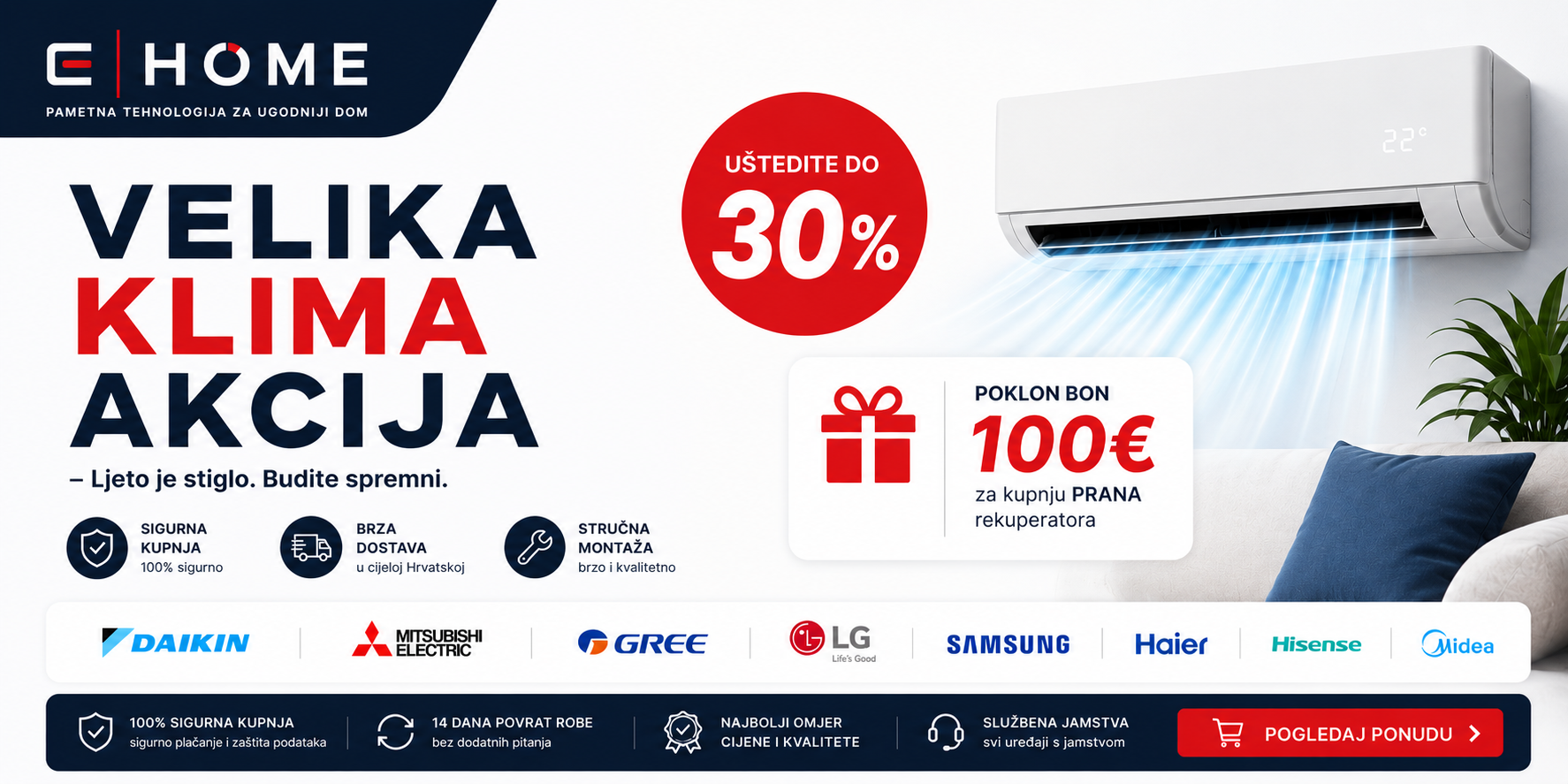 ehome klima akcija