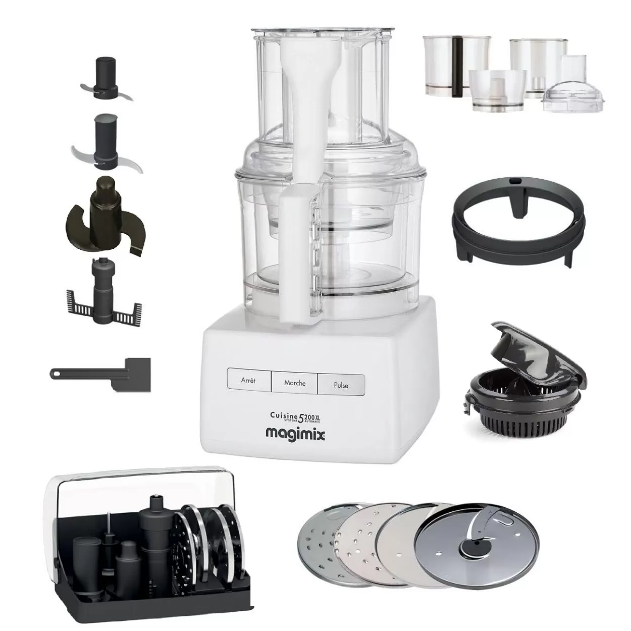 Magimix multipraktik 5200 XL bijeli - Slika 2