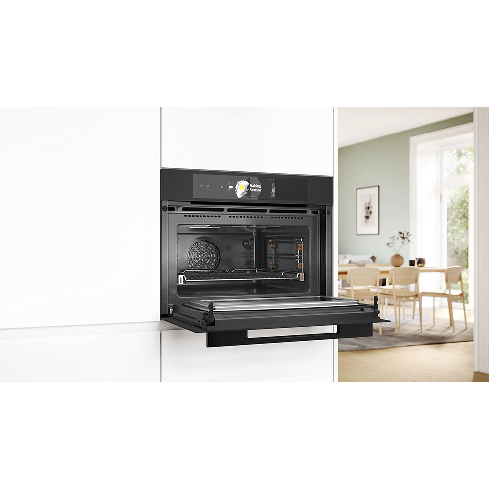 Bosch ugradbena kompaktna pećnica CMG978NM1 - matt black - Slika 2