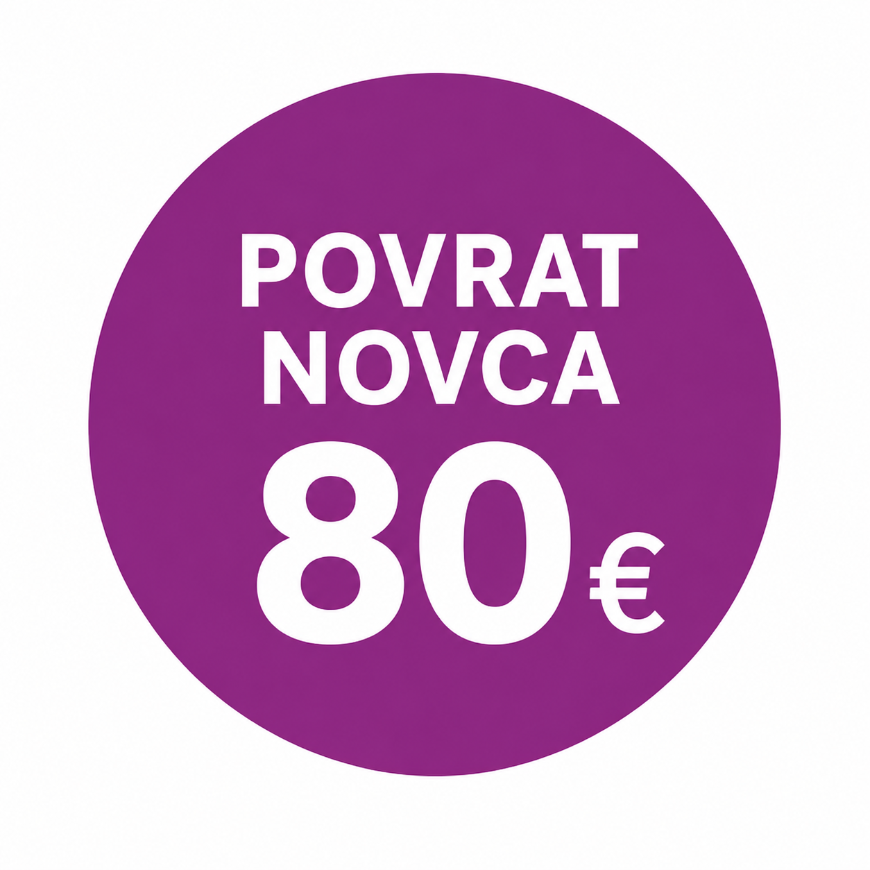 Cashback 80€