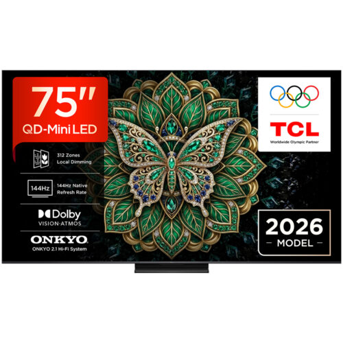 TCL Premium QD Mini-LED TV 75" 75C6K Pro, Google TV