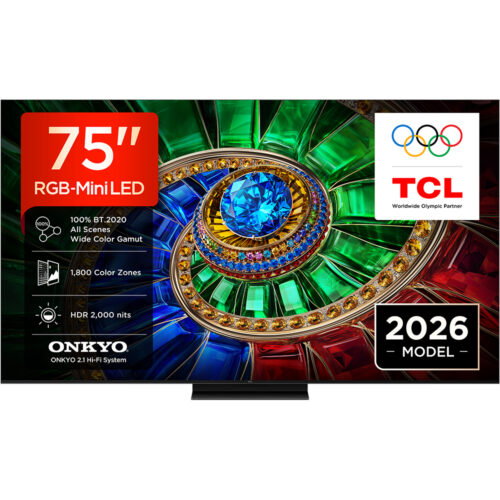 TCL RGB Mini-LED TV 75" 75RM7L, Google TV