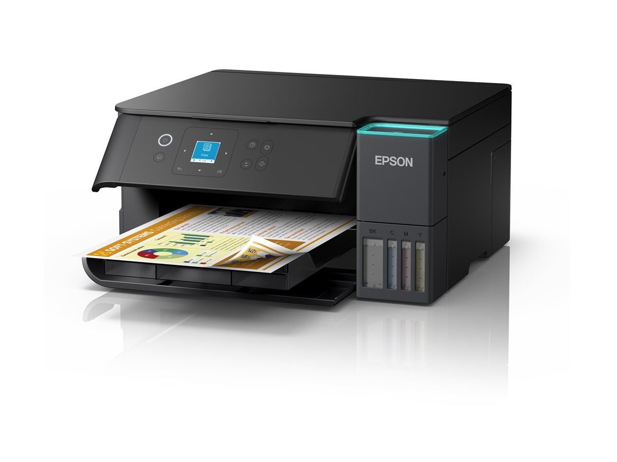Epson EcoTank L4360 Print/Scan/Copy A4,1200 x 2400, WiFi, RJ45, USB B, crni
