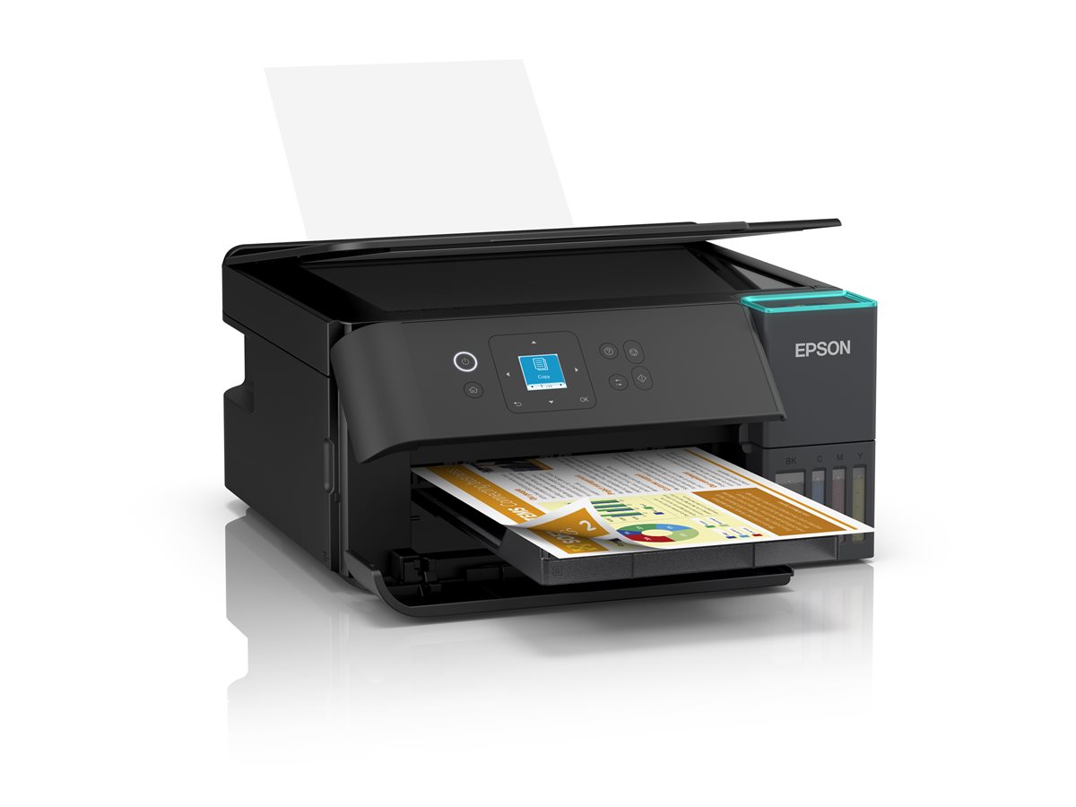 Epson EcoTank L4360 Print/Scan/Copy A4,1200 x 2400, WiFi, RJ45, USB B, crni - Slika 3