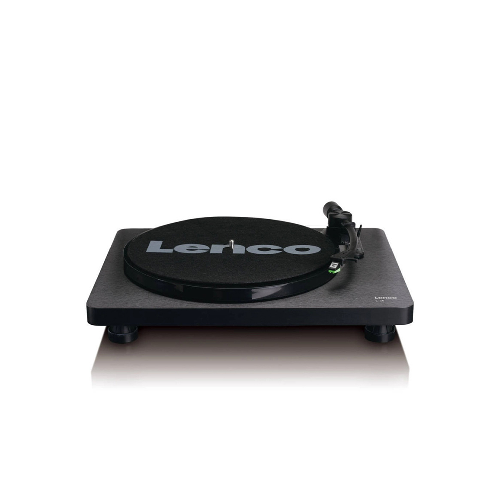 LENCO L-30BK Gramofon, RCA izlaz, USB B PC kodiranje, 33 i 45 RPM, Audio-Technica AT3600 cartridge, crni - Slika 2