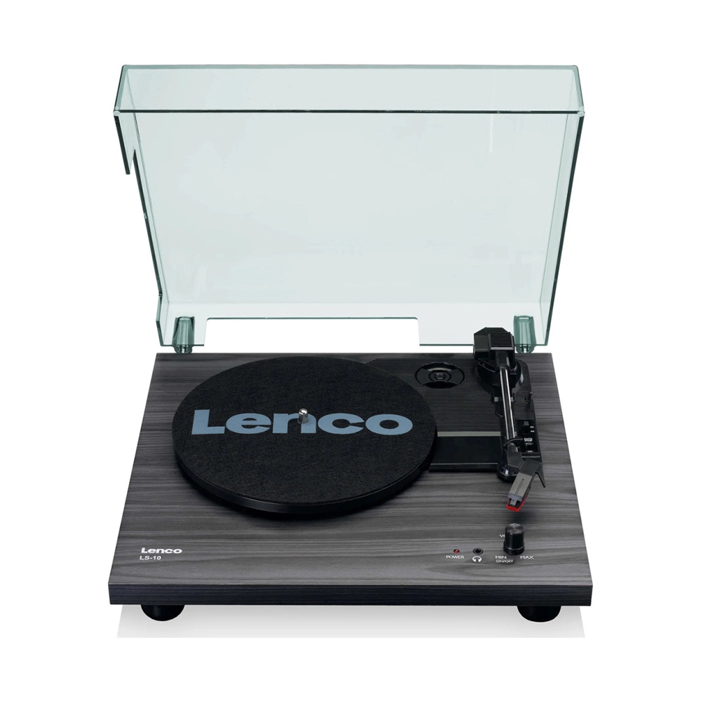 LENCO LS-10BK Gramofon, RCA izlaz, 3.5mm, zvučnici 2x 6W, crni - Slika 2