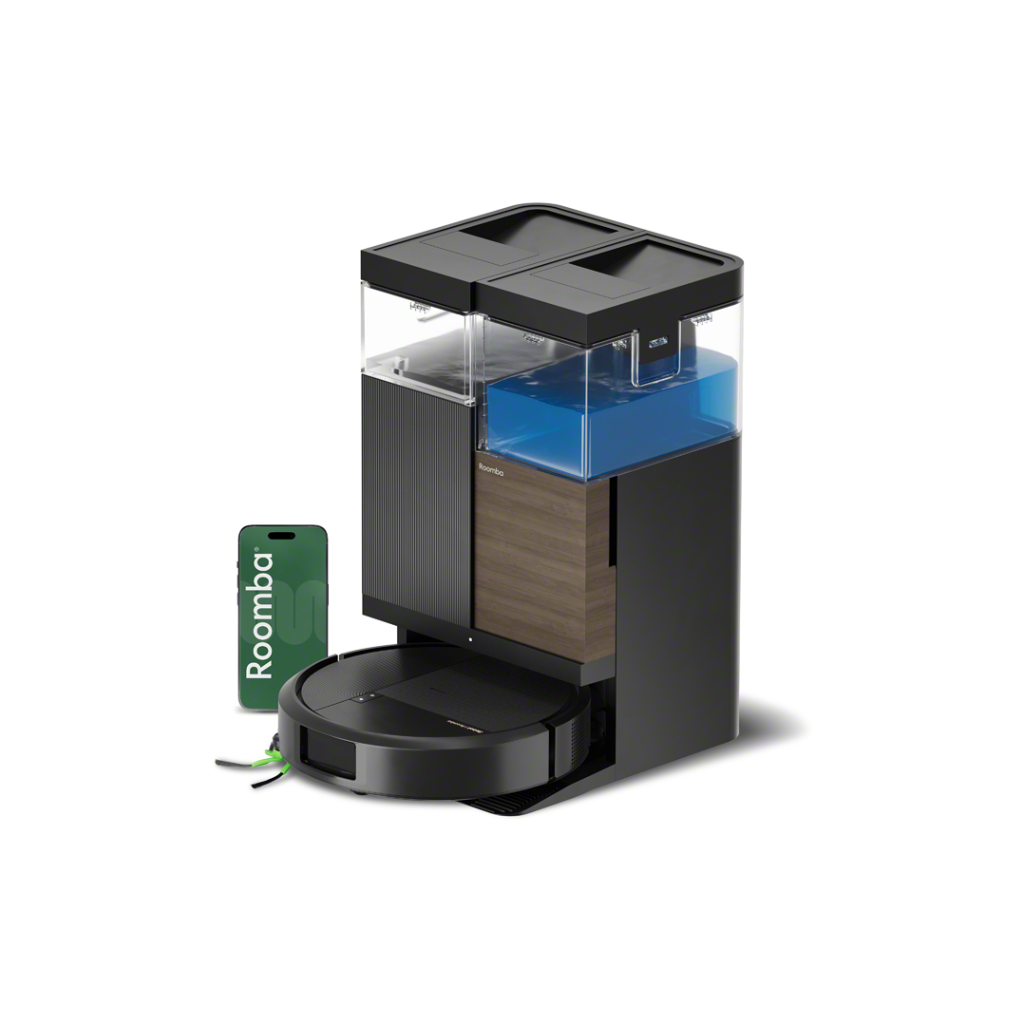 iRobot robotski usisavač Roomba® Plus 575 Combo Robot + Baza AutoWash™ Black