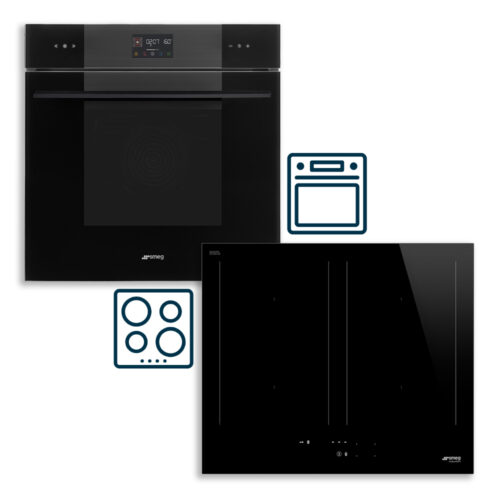 Smeg ugradbeni set ploča SIM3644D + pećnica SOP6102TB3 (SET1)