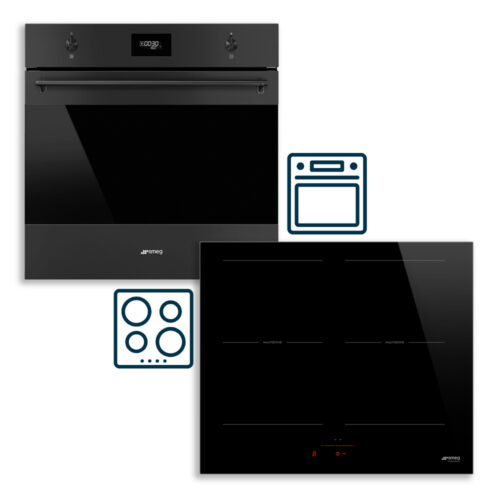 Smeg ugradbeni set ploča SI2M5643D1 + pećnica SFP6301TVN (SET 15)