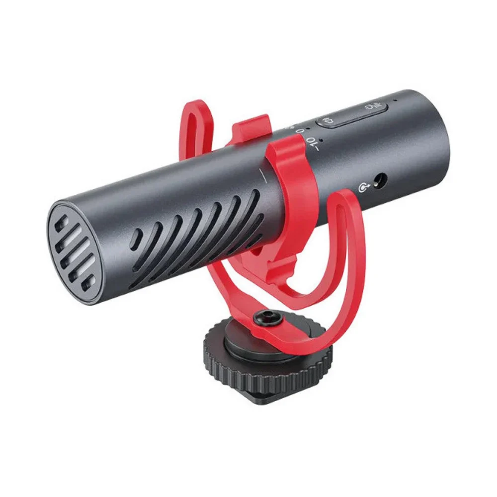 BOYA Mikrofon BY-MM1 AI, žičani, USB C, 3.5 mm, Pop filter, crni