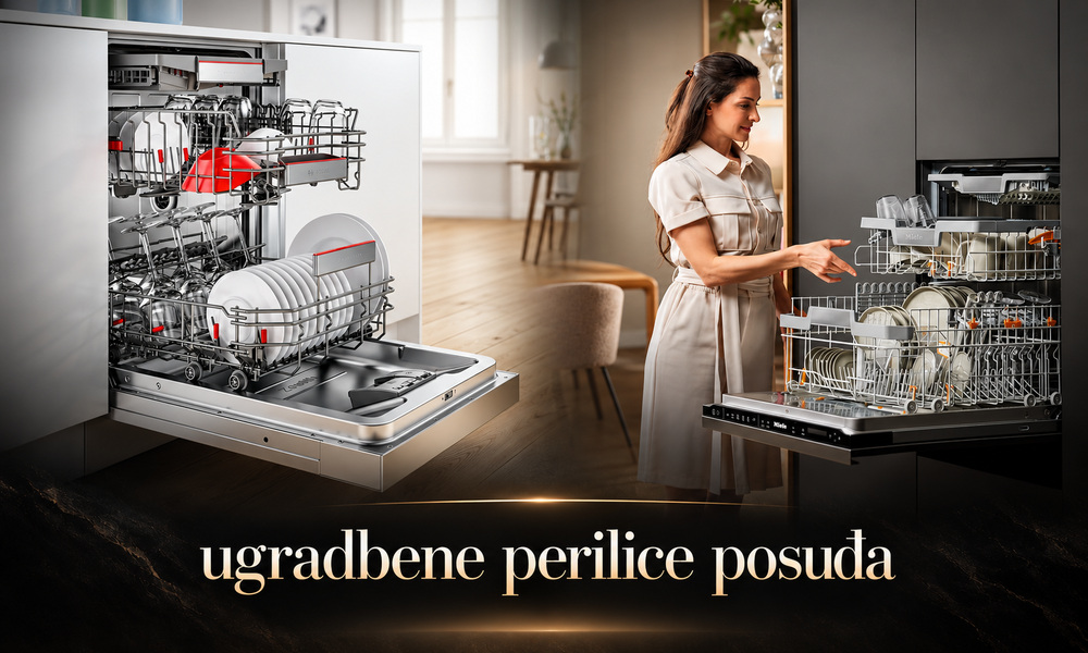 Bosch i Miele ugradbene perilice posuđa