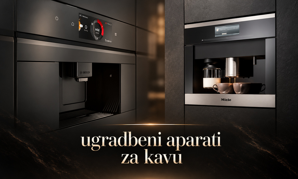 Bosch i Miele ugradbeni aparati za kavu